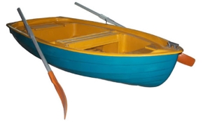 Лодка гребная стеклопластиковая «Русалка» - Ш536-00.000